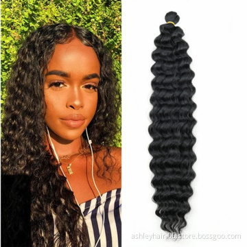 Julianna deep wave twist hair extension ombre braiding hair  22" 18'' deep twist